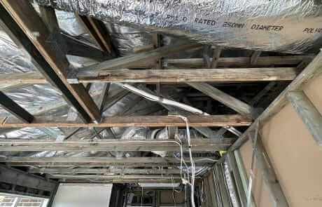 Mould inspection-Timber frames new home