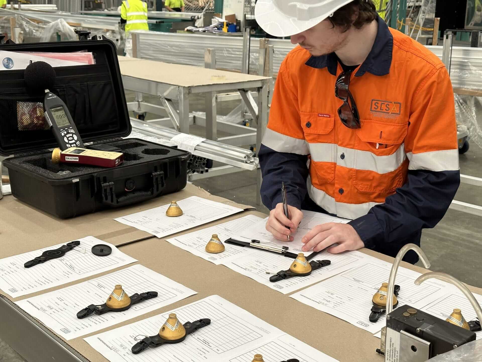 Workplace Noise survey by occupational hygienist Sydney NSW ACT