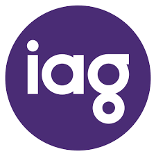 A purple circle with the word aig on it, representing a WHS Consultants company.