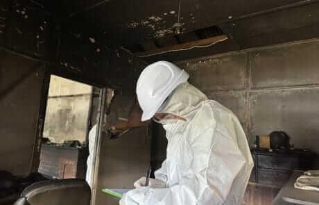 Occupational Hygienist-Asbestos Fire Damage Assessment