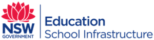 Nsw education school infrastructure logo, featuring WHS Consultants and occupational hygiene.