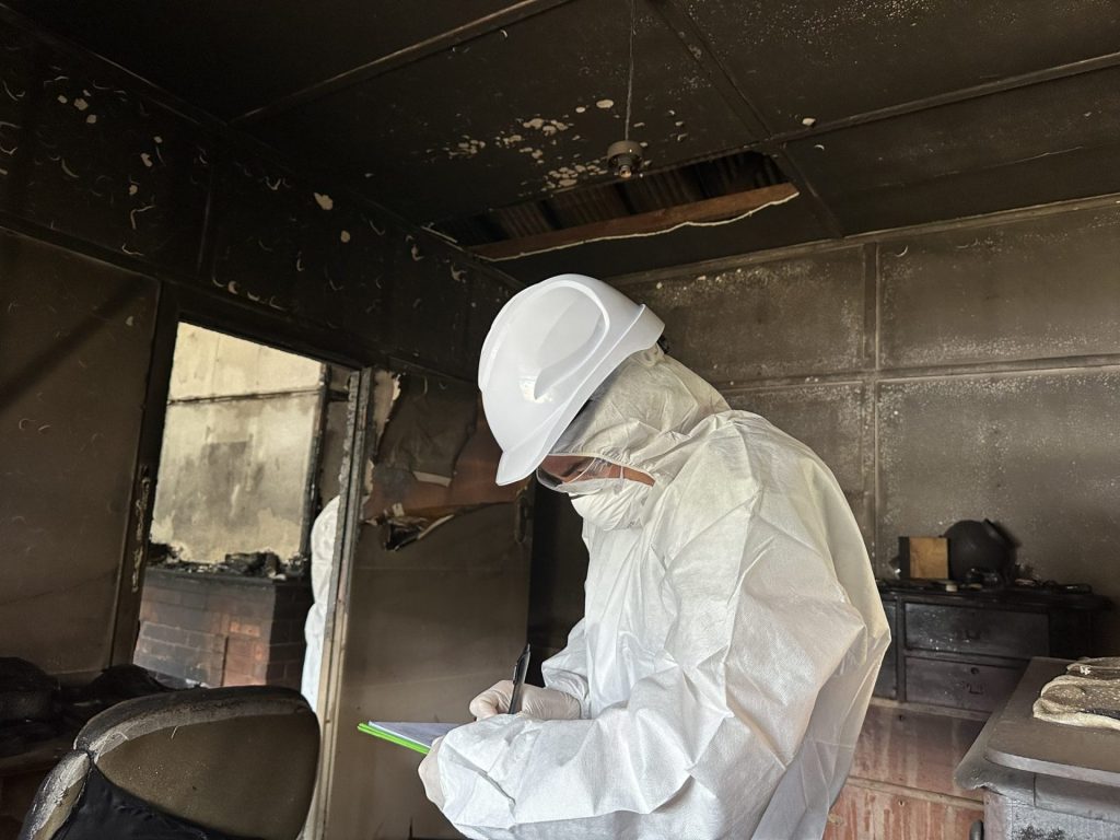 Occupational Hygienist-Asbestos Fire Damage Assessment