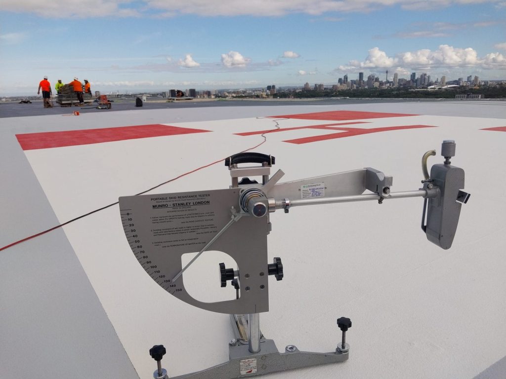 Slip testing- wet pendulum